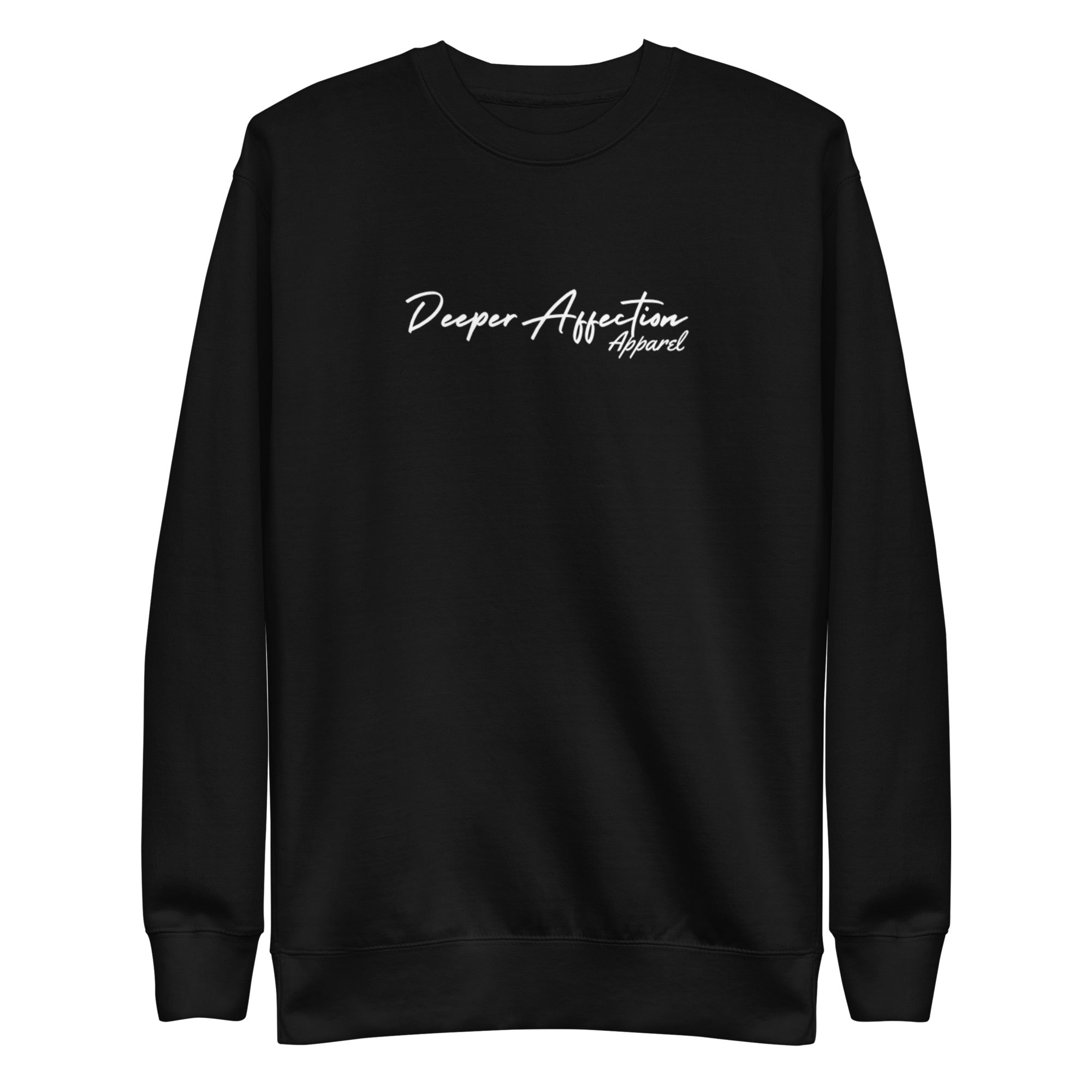 DA Black Premium Sweatshirt – DeeperAffection